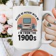 Please Be Patient I'm From The 1900s Retro Vintage Computer Graphic Print Coffee Mug