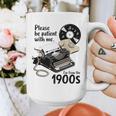 Please Be Patient I'm From The 1900s Sarcastic Joke Premium Tri-Blend Graphic Print Coffee Mug