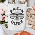 Pre-K Dude Shirt Boy Girl Graduation Back To School Graphic Print Coffee Mug