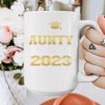 Proud Aunty Of 2023 Class MBA Graduate Family Graduation Graphic Print Coffee Mug