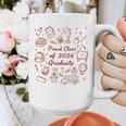 Proud Class Of 2026 Graduate Doodle Senior Graduation Premium Tri-Blend Graphic Print Coffee Mug