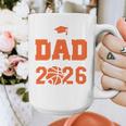 Proud Dad Of A 2026 Senior Basketball Graduation Family Graphic Print Coffee Mug