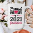 Proud Mom Of A 2021 Graduate Senior Graduation Graphic Print Coffee Mug