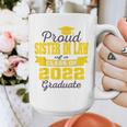 Proud Sister In Law Of 2022 Graduate Class 2022 Graduation Graphic Print Coffee Mug