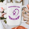 Purple Epilepsy Awareness Day Month In Memory Of Dad Graphic Print Coffee Mug