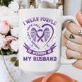 Purple In Memory Of My Husband Pancreatic Cancer Awareness Graphic Print Coffee Mug