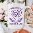 Purple In Memory Of My Mother In Law Alzheimers Awareness Graphic Print Coffee Mug Purple In Memory Of My Mother In Law Alzheimers Awareness Graphic Print Coffee Mug