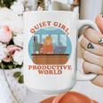 Quiet Girl Productive World Introvert Office Staff Secretary Graphic Print Coffee Mug Quiet Girl Productive World Introvert Office Staff Secretary Graphic Print Coffee Mug