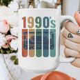 Retro Nineties Style Audio Tape Nostalgia Year 1990 Premium Tri-Blend Graphic Print Coffee Mug