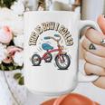 This How I Rolled Retro Tricycle 80s 90s Kid Nostalgia Graphic Print Coffee Mug