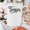 That Says Senior Cursive Script Graduation Graphic Print Coffee Mug
