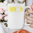Senior 2018 Class President-School Colors Graduation Graphic Print Coffee Mug