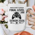 Senior 2026 Final Level Gamer Graduation 2026 Graphic Print Coffee Mug