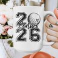 Senior 2026 Golf Player Heart Graduation Girls Teens Graphic Print Coffee Mug