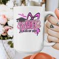 Senior 2027 Class Of 2027 Coquette Girl Pink Graduation 2027 Graphic Print Coffee Mug