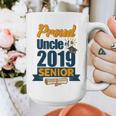 Senior Class Of 2019 Tshirt Graduation School Students Uncle Graphic Print Coffee Mug