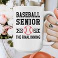 Senior Class Of 2025 Baseball Senior Night Graduation Party Graphic Print Coffee Mug