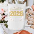 Senior Dad Class Of 2026 Purple Retro Vintage Graduation Graphic Print Coffee Mug