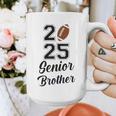 Senior Football Brother Class Of 2025 Graduation Graduate Graphic Print Coffee Mug