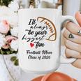 Senior Football Mom Class Of 2026 Graduation Graduate Graphic Print Coffee Mug