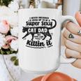 Sexy Cat Dad Father Catfather Kitten Kitty Graphic Print Coffee Mug