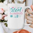 Silent Productivity Introvert Office Staff Secretary Admin Graphic Print Coffee Mug Silent Productivity Introvert Office Staff Secretary Admin Graphic Print Coffee Mug