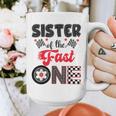 Sister Of The Fast One Car Racing Dad 1St Birthday Boy Graphic Print Coffee Mug Sister Of The Fast One Car Racing Dad 1St Birthday Boy Graphic Print Coffee Mug