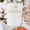 My Sister Did It Proud Class Senior Graduate Graduation Graphic Print Coffee Mug