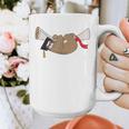 Sloth Graduation Shirt Cute Animal Diploma Grad Graphic Print Coffee Mug