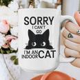 Sorry I Can't Go I'm An Indoor Cat Introvert Cats Graphic Print Coffee Mug Sorry I Can't Go I'm An Indoor Cat Introvert Cats Graphic Print Coffee Mug