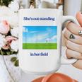 Out Standing In Her Field Graduation Tee Graphic Print Coffee Mug