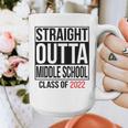 Straight Outta Middle School Graduation Shirt Class Of 2022 Graphic Print Coffee Mug