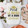 Super Proud Little Brother 2025 Graduate Graduation Family Graphic Print Coffee Mug