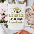 Super Proud Little Sister Of 2025 Graduate Graduation Family Graphic Print Coffee Mug
