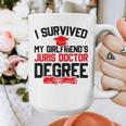 I Survived My Girlfriend's Juris Doctor Degree Graduation Graphic Print Coffee Mug
