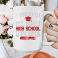 I Survived My Son's High School Diploma Graduation Premium Graphic Print Coffee Mug