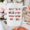 Toddler Boy Types Of FireTruck Firefighter Baby Dad Fireman Graphic Print Coffee Mug