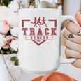 Track Senior Night Track Senior 2025 Graduation 36 Graphic Print Coffee Mug