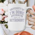 University Of Im Done Retirement Graduation 2026 Premium Tri-Blend Graphic Print Coffee Mug