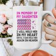 USA Flag With Pink And Black Ribbon In Memory Of My Daughter For Women Men Graphic Print Coffee Mug USA Flag With Pink And Black Ribbon In Memory Of My Daughter For Women Men Graphic Print Coffee Mug