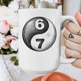 Vintage 6 7 Sketch Yin Yang Namaste Six Seven Nostalgia Graphic Print Coffee Mug