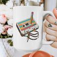 Vintage Cassette Tape And Pencil Nostalgia Party 70s 80s 90s Premium Graphic Print Coffee Mug