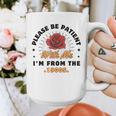 Vintage Please Be Patient With Me I'm From The 1900s Funny Graphic Print Coffee Mug