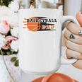 Vintage Proud Basketball Dad Fathers Day Basketball Player Graphic Print Coffee Mug