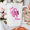 I Wear Pink In Memory Of My Niece Breast Cancer Awareness Graphic Print Coffee Mug I Wear Pink In Memory Of My Niece Breast Cancer Awareness Graphic Print Coffee Mug