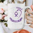 I Wear Purple In Memory Of Uncle Epilepsy Awareness Graphic Graphic Print Coffee Mug
