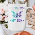 I Wear Teal Purple In Memory Of My Son Suicide Awareness Premium Tri-Blend Graphic Print Coffee Mug I Wear Teal Purple In Memory Of My Son Suicide Awareness Premium Tri-Blend Graphic Print Coffee Mug