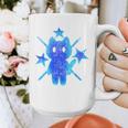Yk2 Grunge Earthy Blue Cat With Stars Tomboy 90s Nostalgia Graphic Print Coffee Mug Yk2 Grunge Earthy Blue Cat With Stars Tomboy 90s Nostalgia Graphic Print Coffee Mug