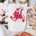Yk2 Grunge Scary Cat With Shooting Stars 90s Nostalgia Graphic Print Coffee Mug