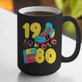 1980 Retro Raised In The 80s Old School Nostalgia Vibes Graphic Print Coffee Mug